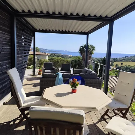 Βίλα Avec Piscine Et Belle Vue Proche Des Plages Et Commerces Porticcio (Corsica)